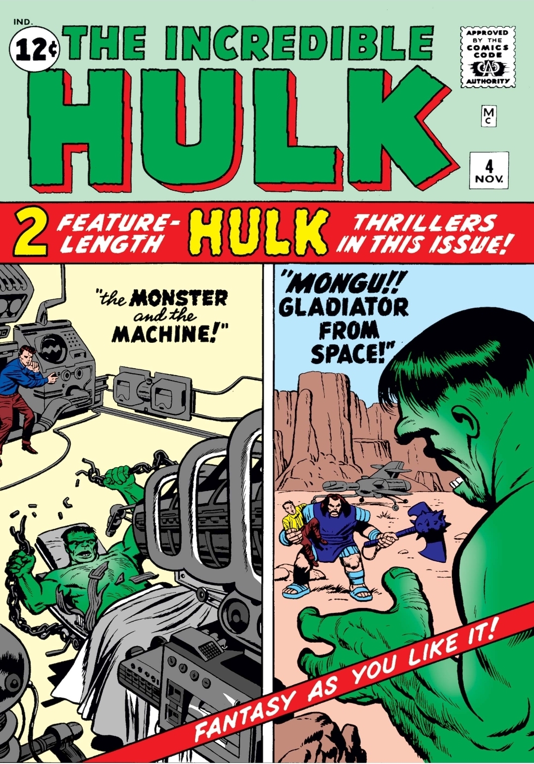 The Incredible Hulk #4 (Nov 1962)