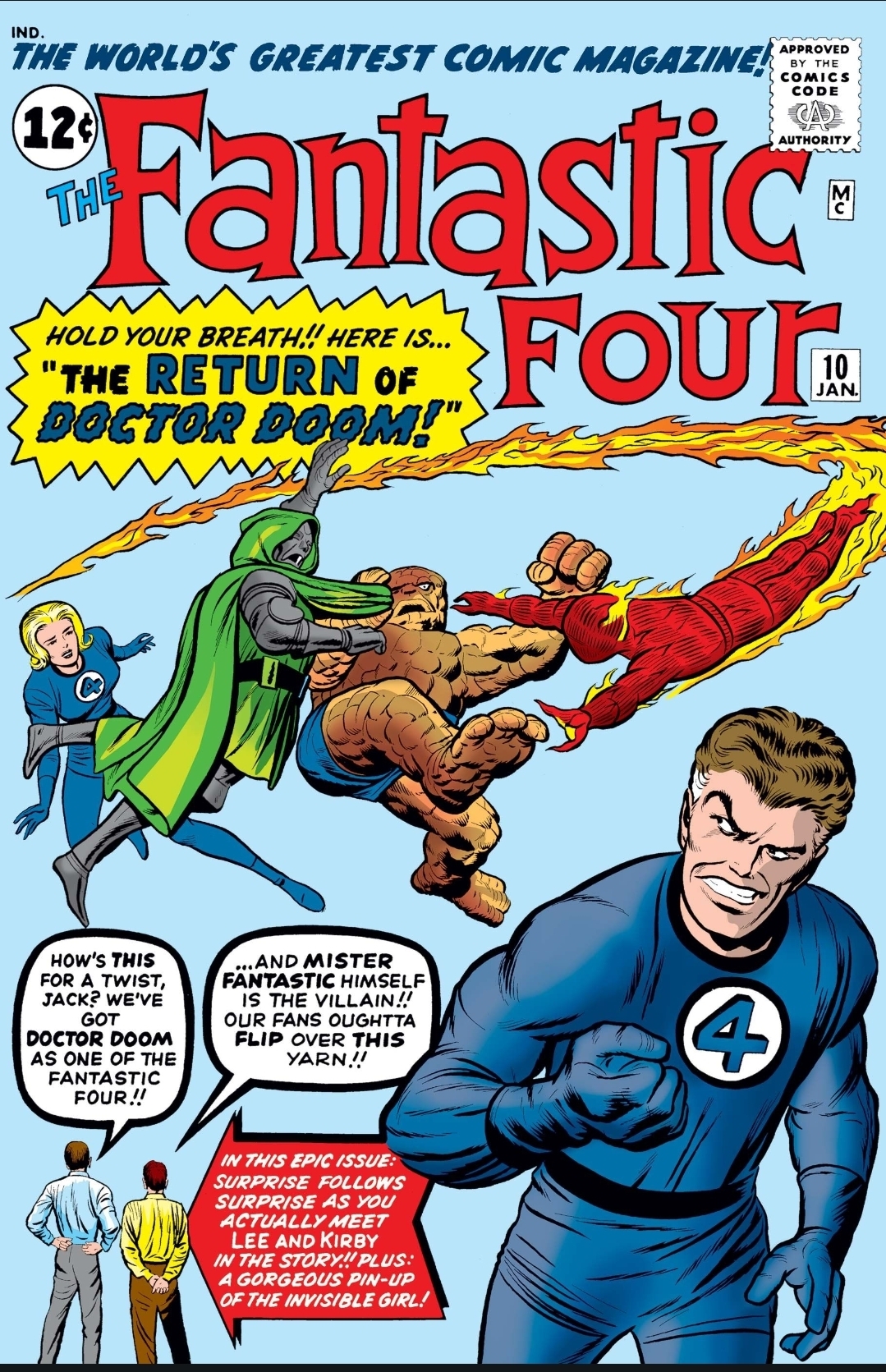 Fantastic Four #10 (Jan 1963)