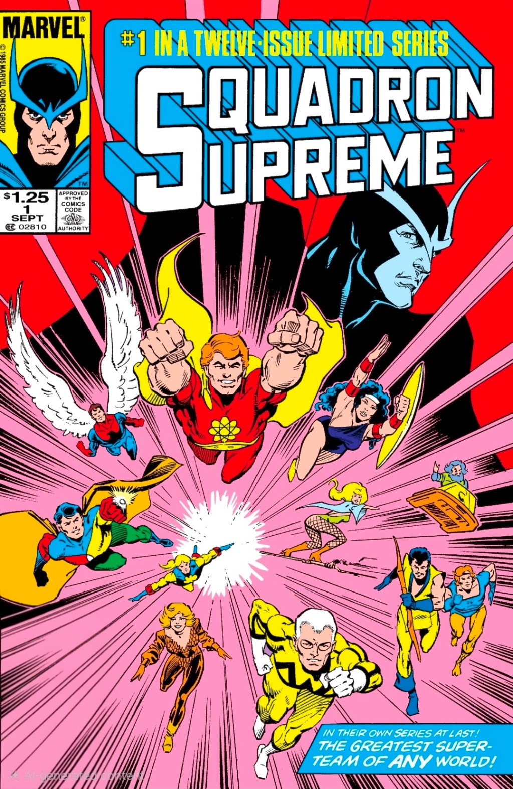Squadron Supreme #1: Crash and&nbsp;Burn